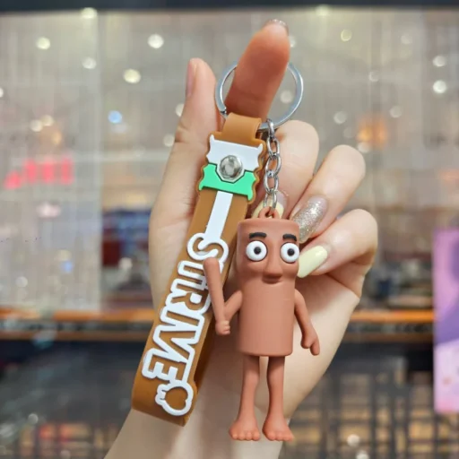 Brainrot Keychain Tung Tung Tung Sahur