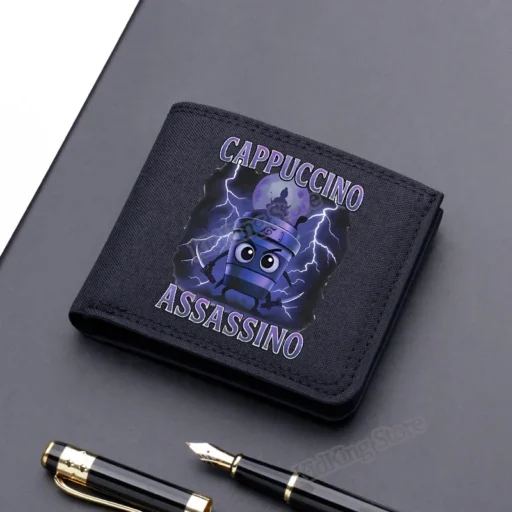 Brainrot Wallet Cappuccino Assassino Dark